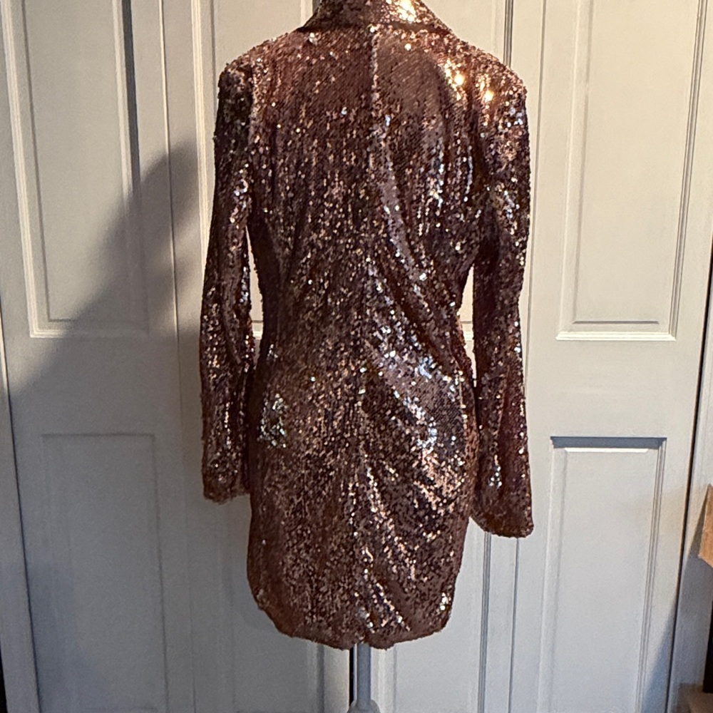 Endless Rose Copper Sequin Jacket - image 6